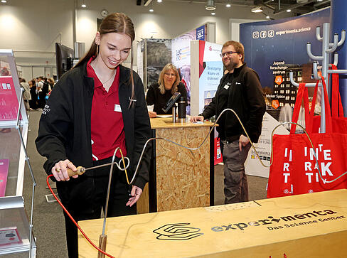 65 Aussteller präsentieren sich auf der Messe Berufswelt im Veranstaltungscenter RedBlue in Heilbronn.