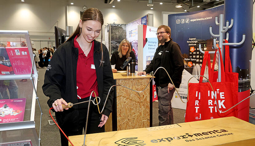 65 Aussteller präsentieren sich auf der Messe Berufswelt im Veranstaltungscenter RedBlue in Heilbronn.