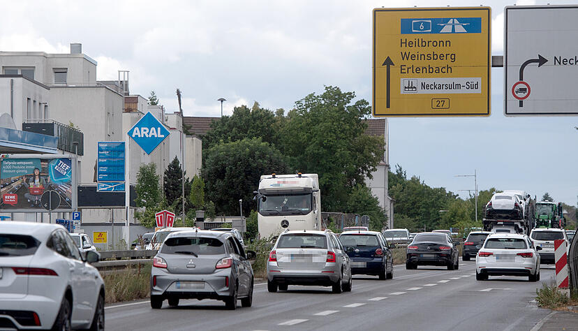 Der L&auml;rm an der B27 in Neckarsulm liegt f&uuml;r mehr als 1000 direkte Anwohner im gesundheitsgef&auml;hrdenden Bereich.