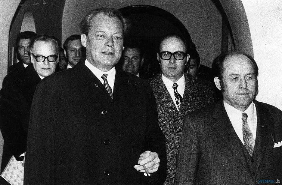 Willy Brandt besuchte während seiner Amtszeit zweimal die Region: 1972 und 1974 kam er nach Heilbronn.