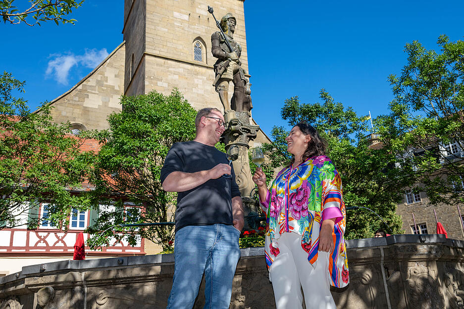 Auf dem Marktplatz, rund um das Schloss und im Hofgarten erwarten die Besucher f&uuml;nf Tage lang &uuml;ber 200 regionale Weine und Sekte von mehr als 30 Weing&uuml;tern.