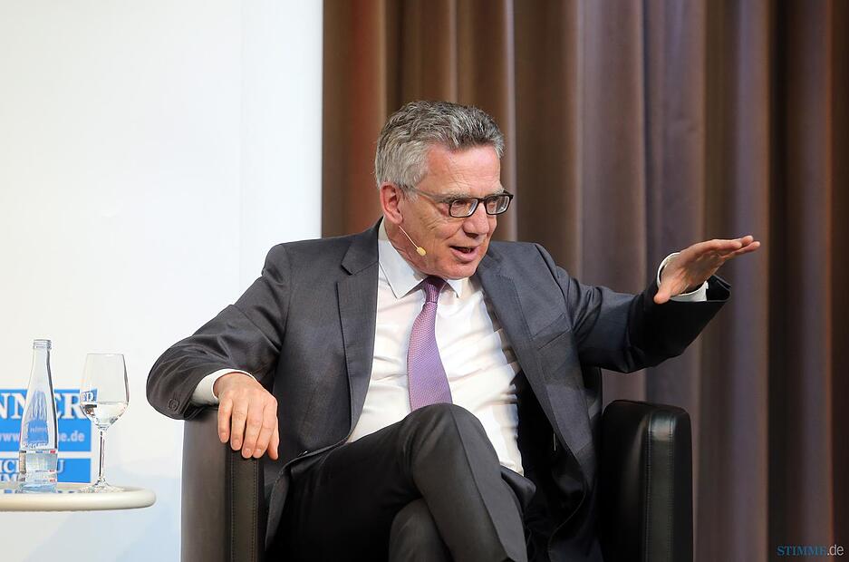 Stimme-Wahlcheck mit Thomas de Maizière | 29.8. Stimme-Wahlcheck mit Thomas de Maizière | 29.8.