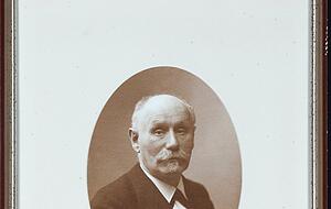 Der in Stein am Kocher geborene Abraham Gumel, Gründer des Heilbronner Bankvereins.