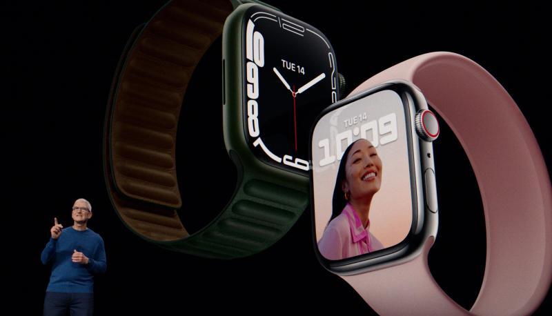 Die neue Apple Watch hat ihr charakteristisches Aussehen behalten. Die neue Apple Watch hat ihr charakteristisches Aussehen behalten.