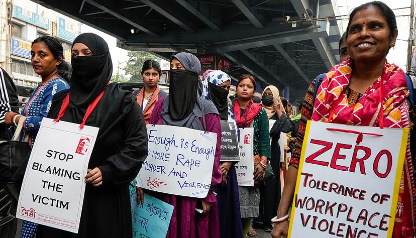 Am Internationalen Tag zur Beseitigung von Gewalt gegen Frauen gibt es in vielen Ländern Demonstrationen und Kundgebungen, um auf das Problem aufmerksam zu machen.