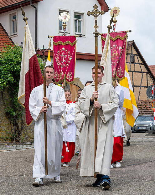 Das Wetter spielte trotz unsicherer Prognosen mit und erm&ouml;glichte, Christi Himmelfahrt ohne Regenguss zu feiern.