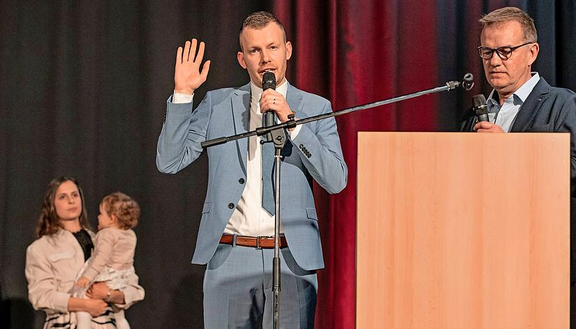 Im März wurde Bürgermeister Steffen Braun in sein Amt in Massenbachhausen eingesetzt.