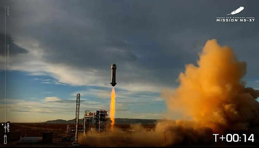 Rund elf Minuten waren die beiden Deutschen im All.