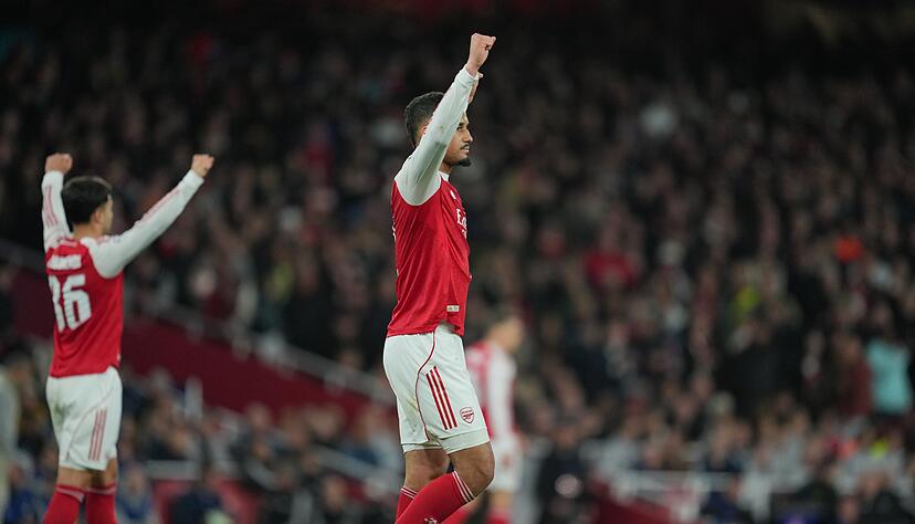 Arsenal-Profis nach dem 0:0 gegen Sporting.