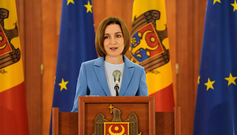 Die prowestliche Präsidentin Maia Sandu will mit einer Mehrheit prowestlicher Kräfte im Parlament den EU-Kurs des Landes fortsetzen. Die prowestliche Präsidentin Maia Sandu will mit einer Mehrheit prowestlicher Kräfte im Parlament den EU-Kurs des Landes fortsetzen.