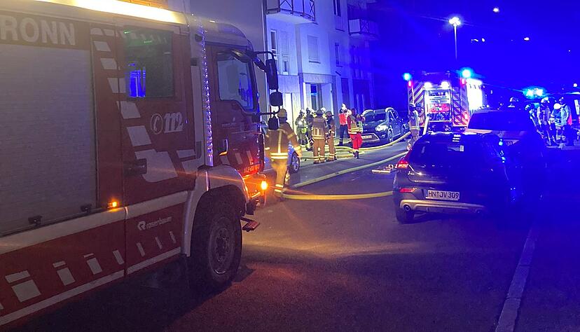 Am späten Samstagabend rückte die Feuerwehr zu einem Brand in Heilbronn aus.