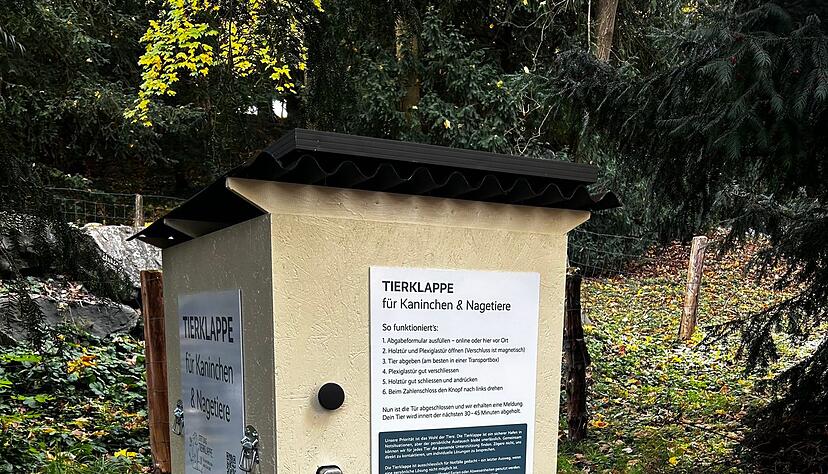 Die erste «Tierklappe» der Schweiz - das Konzept ist nicht unumstritten. Die erste «Tierklappe» der Schweiz - das Konzept ist nicht unumstritten.