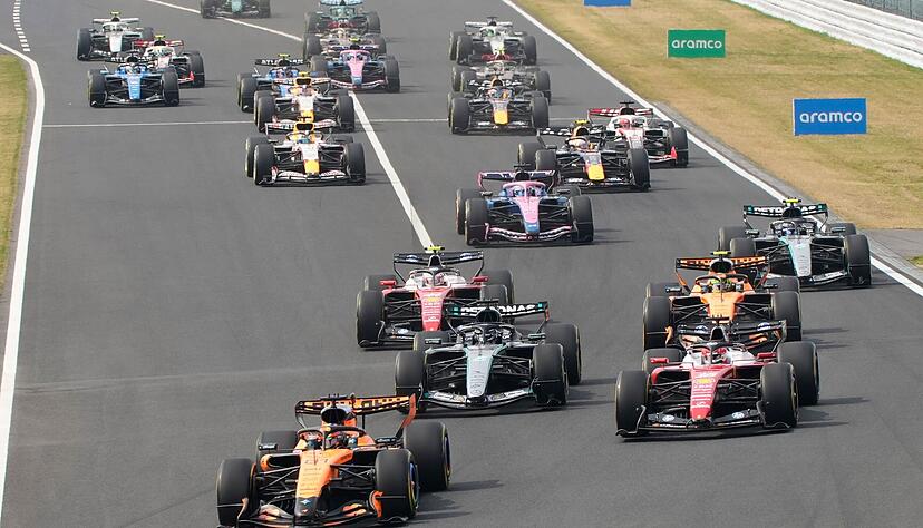 McLaren-Pilot Oscar Piastri setzte sich beim Start des Gro&szlig;en Preises von Japan am Wochenende von Startplatz drei zun&auml;chst an die Spitze des Feldes. Echte Spannung brachte das jedoch nicht.