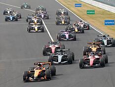 McLaren-Pilot Oscar Piastri setzte sich beim Start des Gro&szlig;en Preises von Japan am Wochenende von Startplatz drei zun&auml;chst an die Spitze des Feldes. Echte Spannung brachte das jedoch nicht.