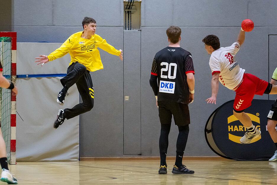 Handball-U20-L&auml;nderspiel Deutschland gegen die Schweiz in Gro&szlig;bottwar