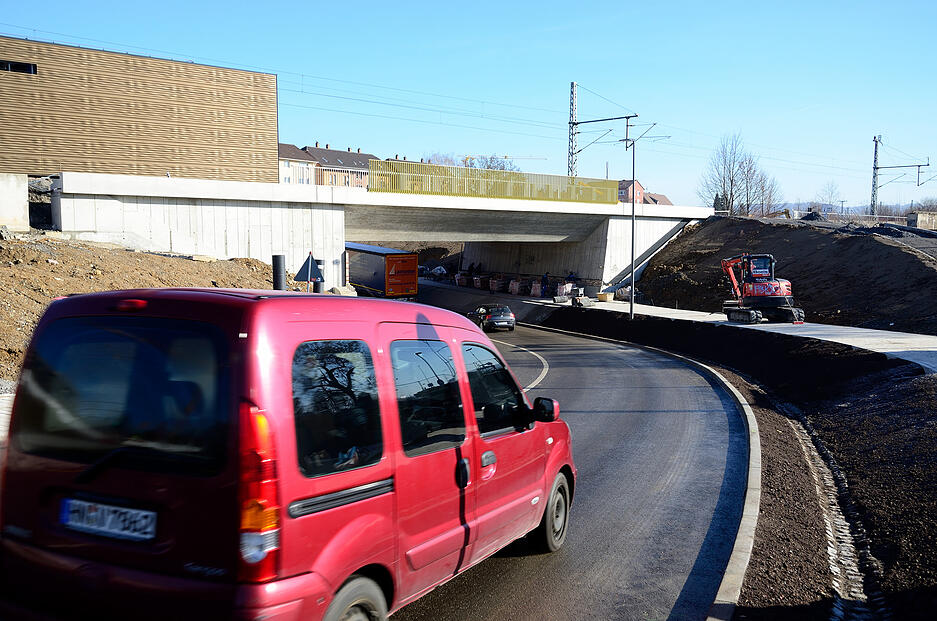Verkehrsfreigabe am Sonnenbrunnen.
