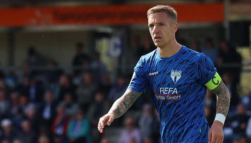 Kapit&auml;n Marco Kehl-Gomez sprach nach dem 1:3 des SGV Freiberg gegen Steinbach Klartext.