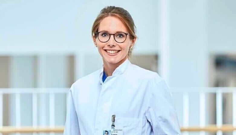 Amelie de Gregorio ist Oberärztin an der SLK-Klinik für Gynäkologie und Geburtshilfe.