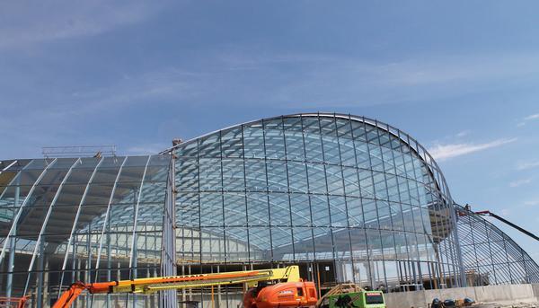 Bauarbeiten B&auml;derpark Sinsheim