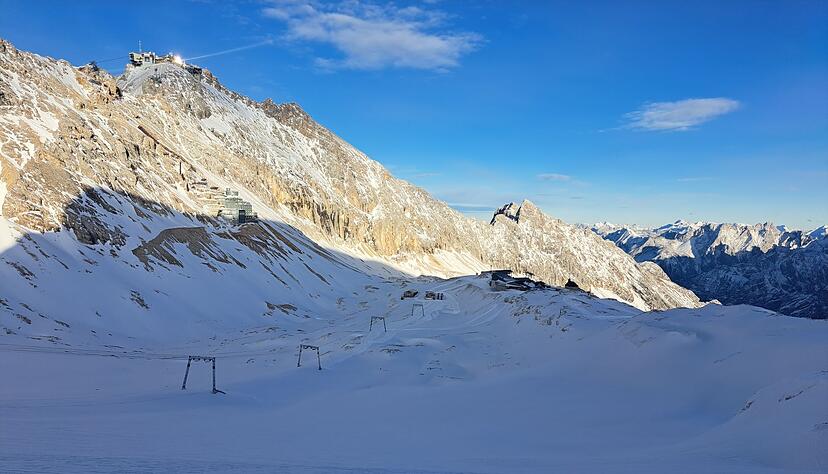 An der Zugspitze wurde Leiche eines Mannes aus dem Landkreis Heilbronn gefunden.