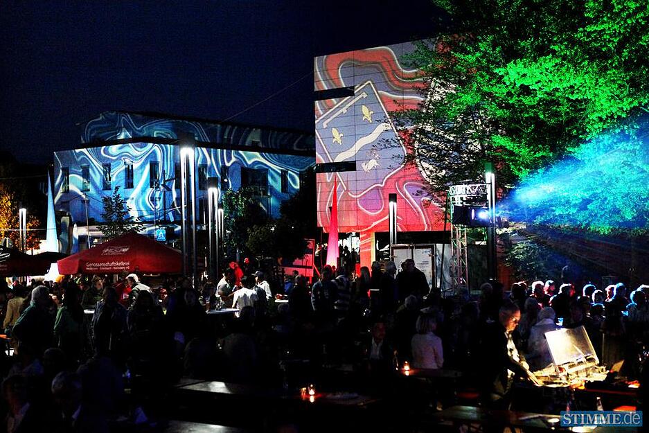 Das Blaue Fest, 25-j&auml;hrige St&auml;dtepartnerschaft Bad Friedrichshall mit St. Jean Le Blanc