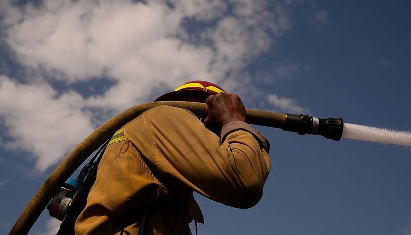 Die Flammen bedrohten mehr als 35.000 Geb&auml;ude.