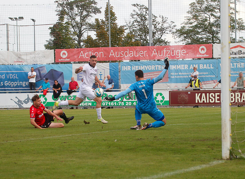 Fußball Oberliga FSV Hollenbach - 1. Göppinger SV
