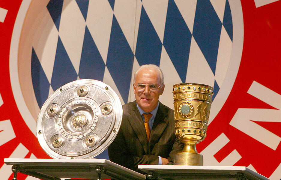 Beckenbauer war auch Präsident des Fußball-Bundesligisten FC Bayern München.