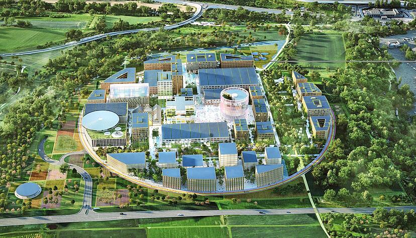 So soll er mal aussehen: der Innovation Park Artificial Intelligence (Ipai) in Heilbronn.