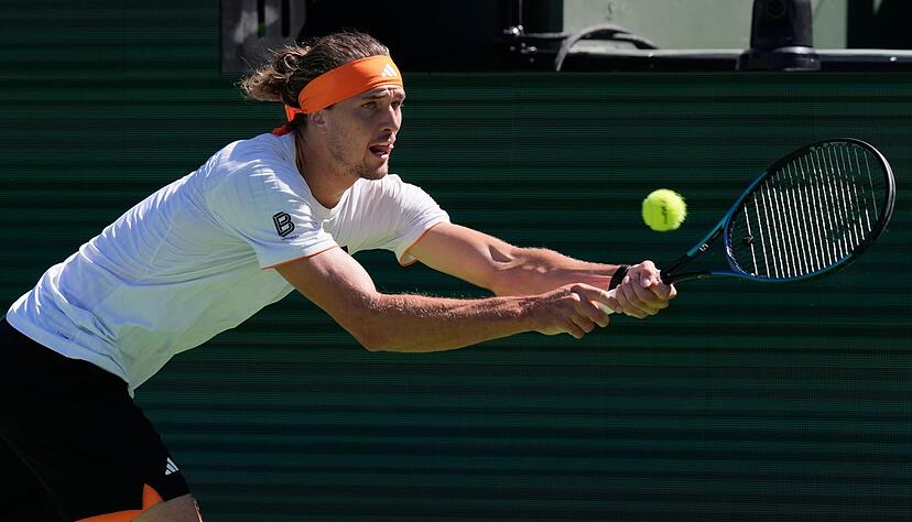 Streckte sich vergeblich: Alexander Zverev.