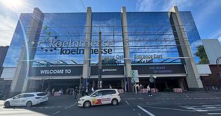 "The Heart of Gaming" prangt auch in diesem Sommer wieder über dem Eingang der Kölner Messe. "The Heart of Gaming" prangt auch in diesem Sommer wieder über dem Eingang der Kölner Messe.