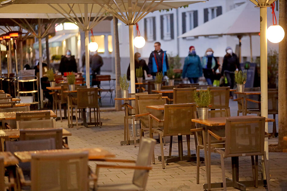 Maskenpflicht an der Neckarmeile