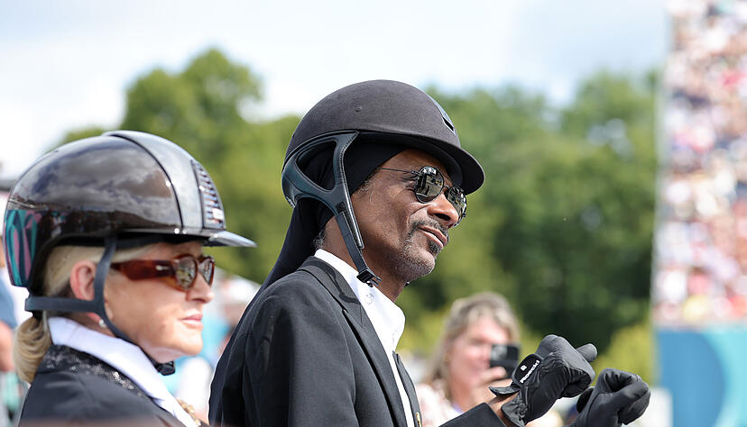 Im Verlauf der Olympischen Spiele schaute Snoop Dogg sich verschiedene Events an, auch für das amerikanische Fernseh.