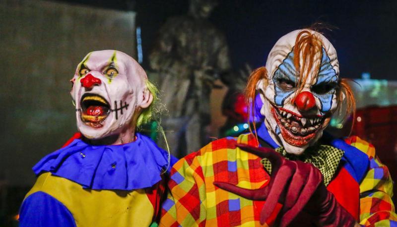 Als unheimliche Clowns kost&uuml;mierte Menschen treiben derzeit in den USA&nbsp;ihr Unwesen. Foto: Erik S. Lesser/Symbolbild