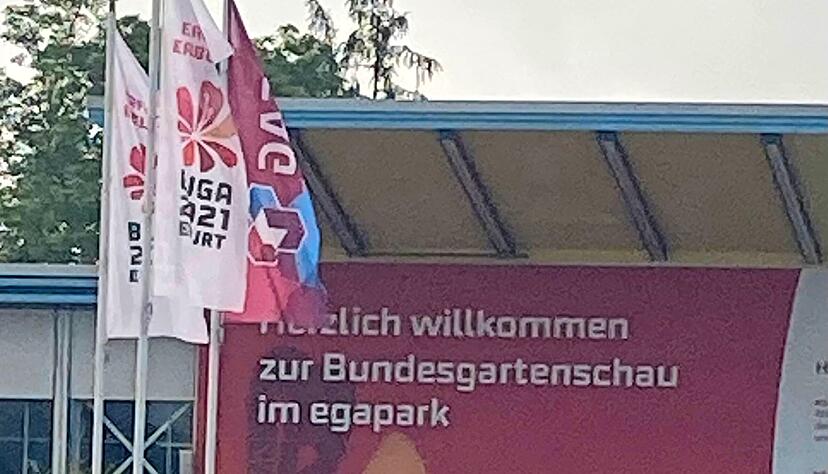 Die Bundesgartenschau findet derzeit in Erfurt statt. Foto: Ochs Die Bundesgartenschau findet derzeit in Erfurt statt. Foto: Ochs
