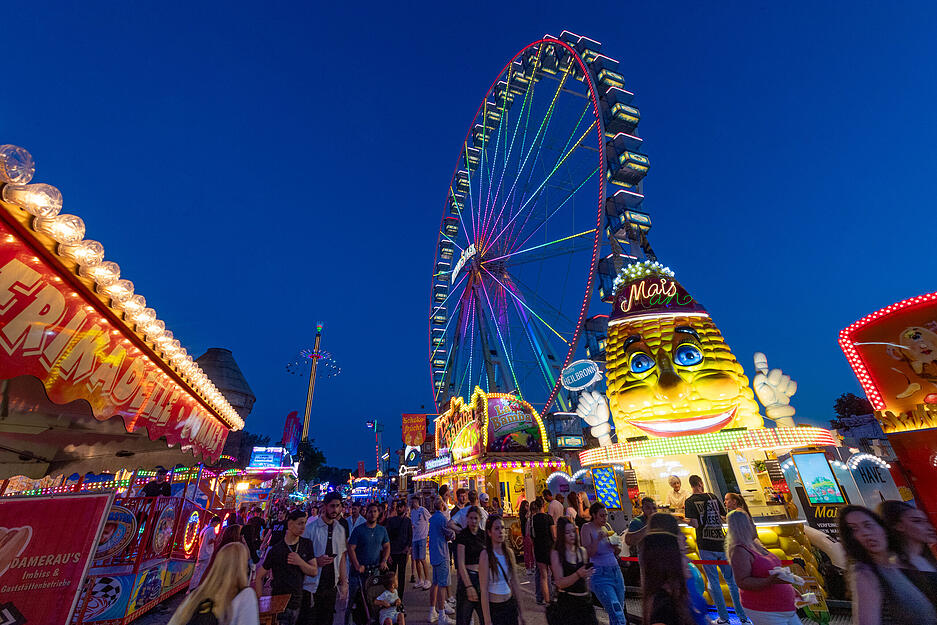 Eröffnungswochenende des Heilbronner Volksfestes mit Fassanstich