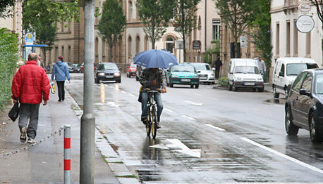 50 Prozent per Rad oder zu Fuß? Die Stadt Heilbronn hält dieses Ziel derzeit nicht für realistisch. 50 Prozent per Rad oder zu Fuß? Die Stadt Heilbronn hält dieses Ziel derzeit nicht für realistisch.