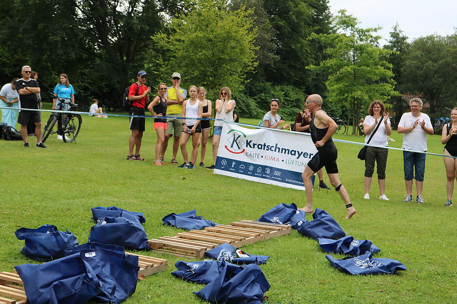 Kratschmayer-Triathlon in Waldenburg: 191 Einzelstarter und 44 Staffeln nehmen beim Sport-Event teil