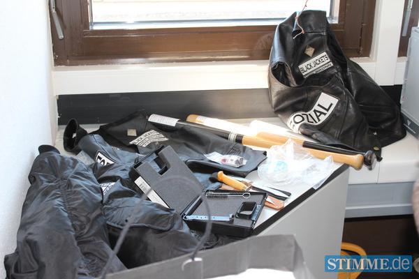 Beschlagnahmte Gegenst&auml;nde Black Jackets | 25.05.2012