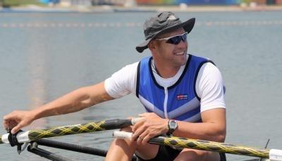 Marcel Hacker im Training bei den Olympischen Spiele in Peking 2008.