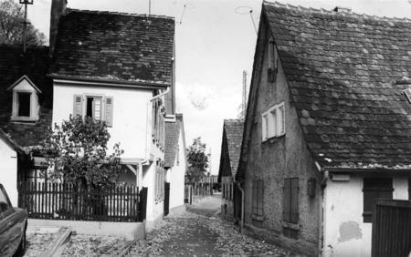 1970 - Idyllischer Winkel in Alt-B&ouml;ckingen.