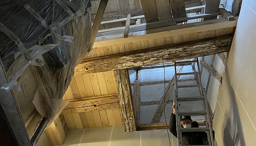 Aufgrund der engen Platzverhältnisse in der Bamberg Altstadt entsteht Ahörnla Bräu als Turmbrauerei. Foto: privat