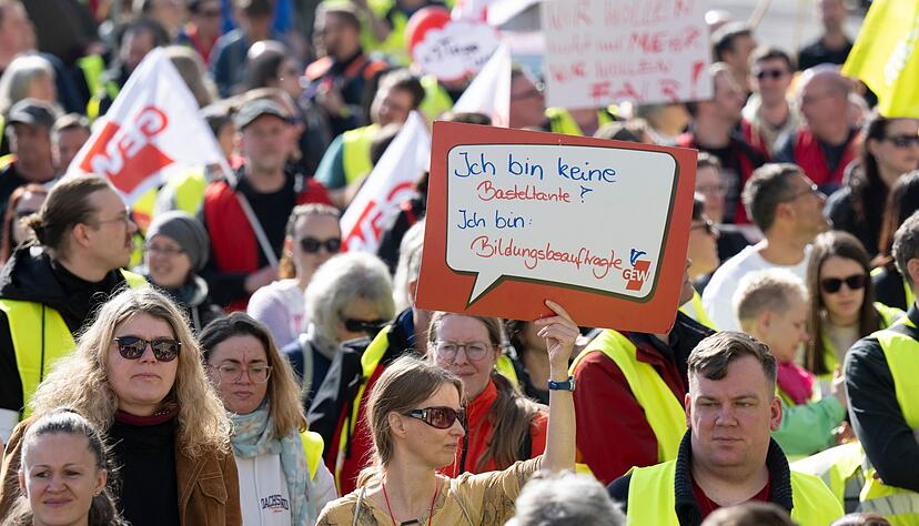 Frauen-Protest im &Ouml;ffentlichen Dienst.