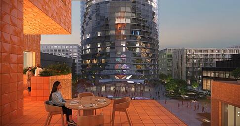 Der Ipai soll Heilbronn zum internationalen KI-Zentrum machen. Jetzt gibt es ein neues Video, das zeigt, wie das Gelände einmal aussehen soll.