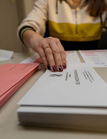 Die Wahlbenachrichtigung sollte eigentlich schon bei allen W&auml;hlern eingetroffen sein.