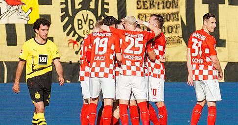 Mainz 05 feierte einen wichtigen Sieg im Abstiegskampf und besiegte schwache Dortmunder klar.