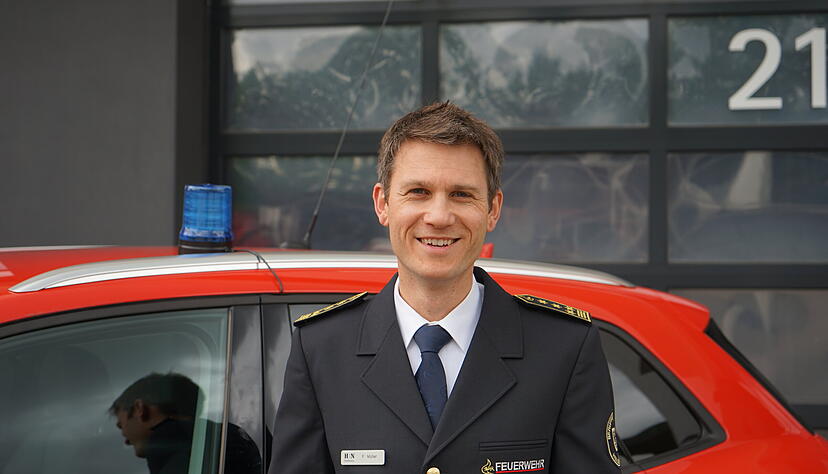 Kommandant Fabian Müller von der Feuerwehr Heilbronn stellt fest, dass Gebäudebrände mehr werden.