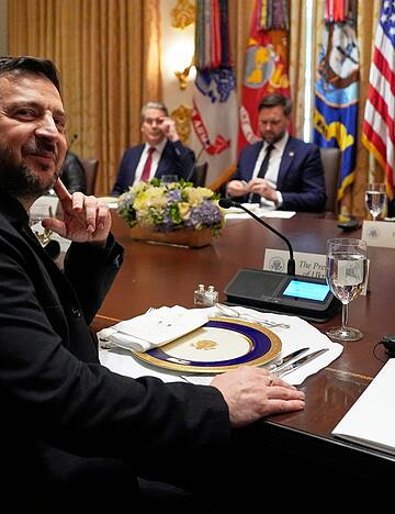 Hofft auf Tomahawks: Der ukrainische Präsident Wolodymyr Selenskyj.