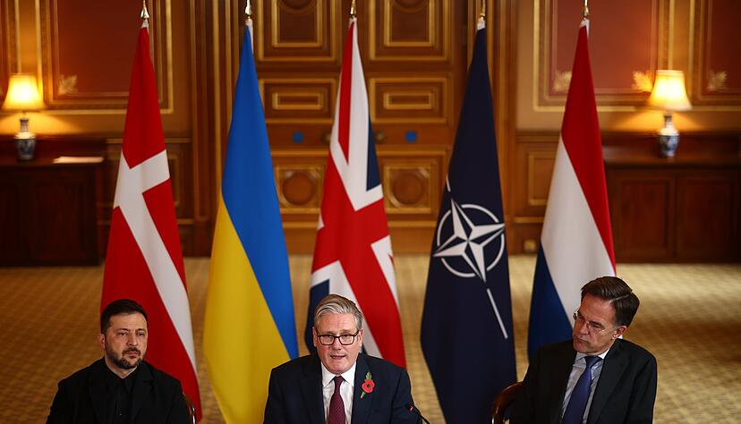 Bei dem Treffen in London ging es auch darum, wie die Ukraine durch den erwarteten schweren Kriegswinter kommen kann.