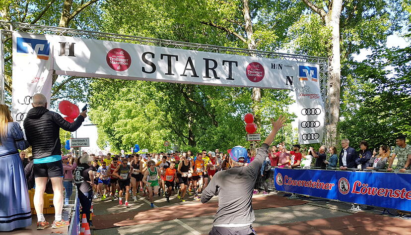 Start zum Trollinger Marathon 2018